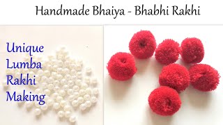 How to make Bhaiya - Bhabhi Rakhi/ Lumba Rakhi / How to make rakhi at home/ Make It Easy Rakhi