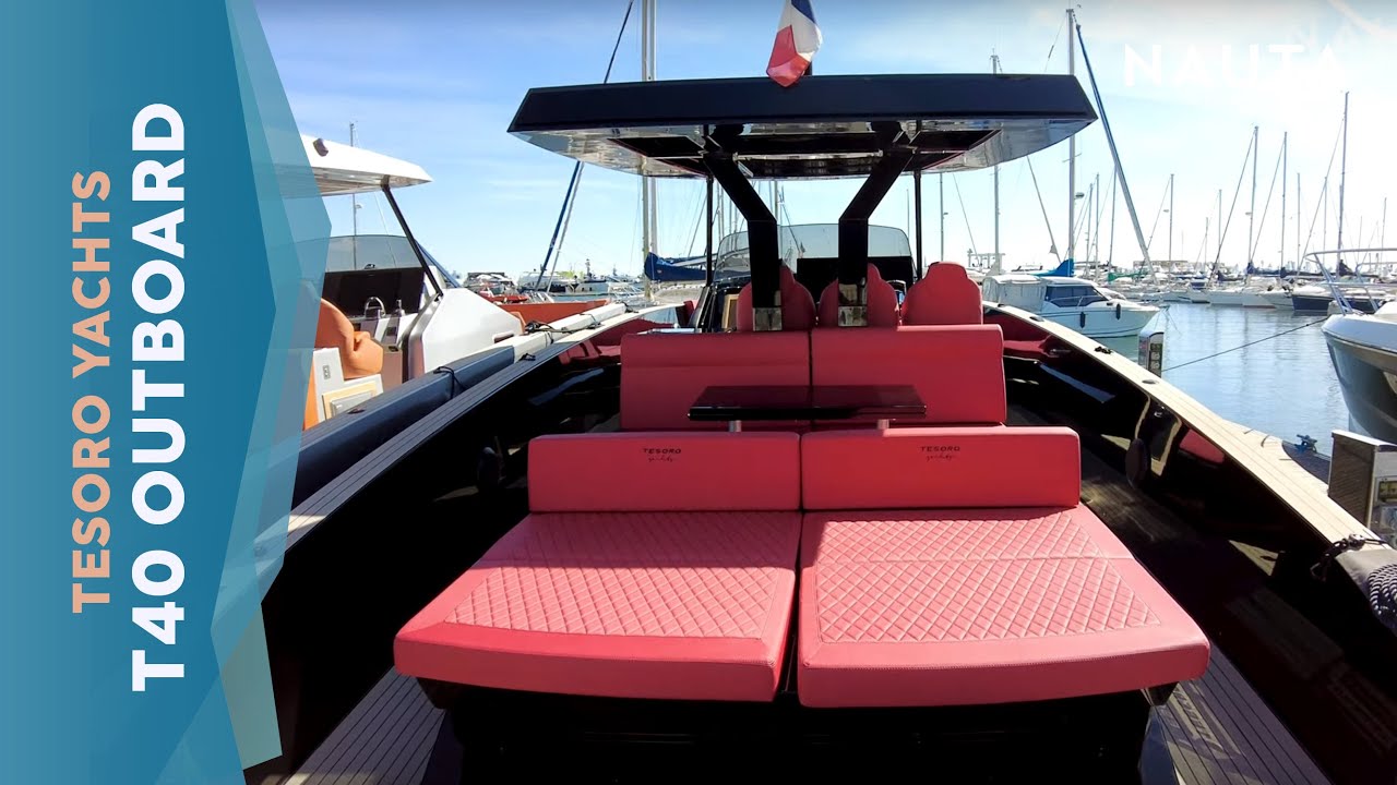 Tesoro 40 OB - outboard luxury walkaround - POV tour
