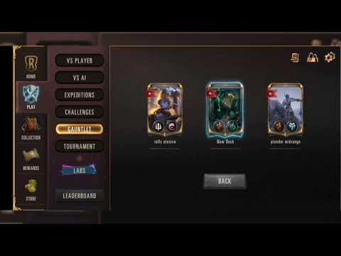 best 3 deck to win the gauntlet | LOR