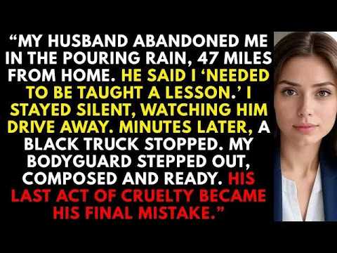 My Husband Left Me 37 Miles from home In The Rain, Minutes Later, And He Never Saw The End Coming