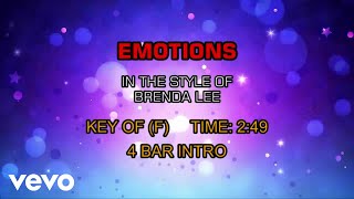 Brenda Lee - Emotions (Karaoke)
