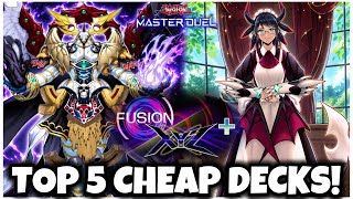 TOP 5 BUDGET DECKS for FUSION / XYZ Festival!