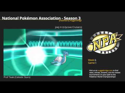 NPA 3 Week 6 - Prof Teak (Celestic Stars) vs joej m (Lilycove Cruisers) Game 1