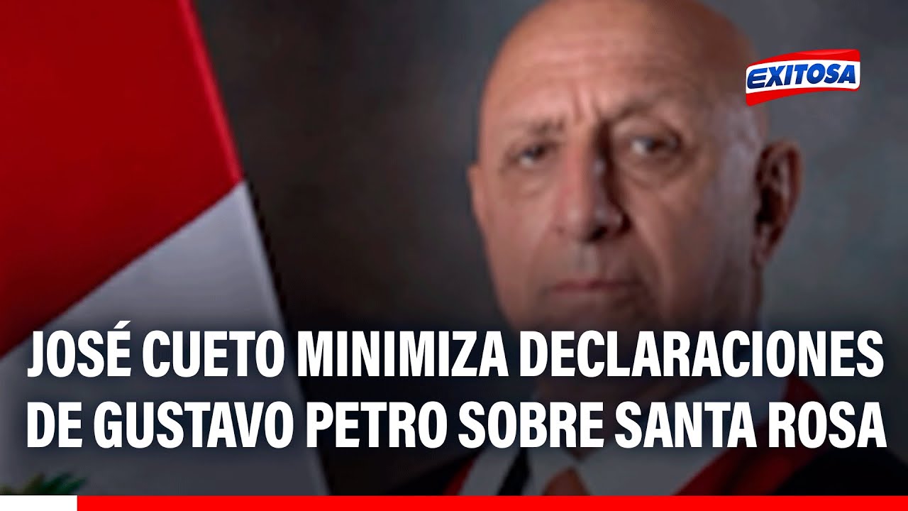 🔴🔵 Cueto minimiza declaraciones de Petro sobre Santa Rosa: "No tenemos nada que discutir con él"