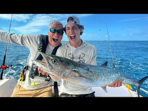 Amazing catch trolling from our Ranger Tug  - Great Harbour to the Berry Islands Bahamas  - Ep 19