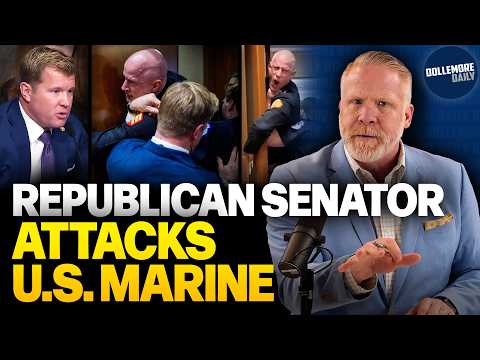 Stolen Valor Senator BREAKS U.S. MARINE'S ARM IN SENATE HEARING