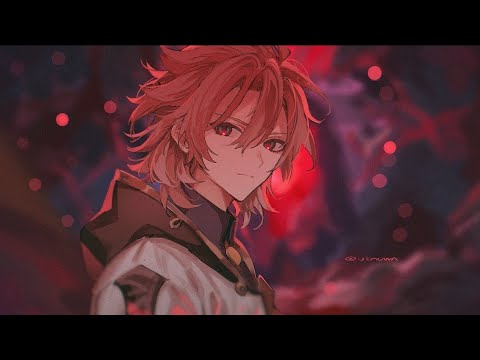 Character demo - Albedo the alchemist / With "Call me by your name" background