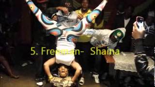Zim Dancehall Top Ten tracks - Aug/September 2013 - Dj Stixx ft new Freeman, Jay C n more