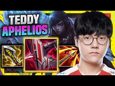 TEDDY DESTROYING WITH APHELIOS! - T1 Teddy Plays Aphelios ADC vs Varus! | Season 11
