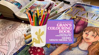 Gran's Coloring Book | Making a Fairy page for MMM'23