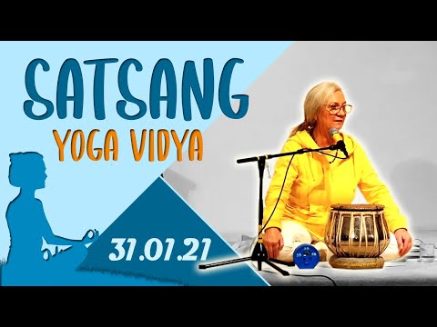 Satsang + Meditation, Mantra und Kirtan mit Adishakti - Yoga Vidya Ashram Live 20:00 - 31.01.2021