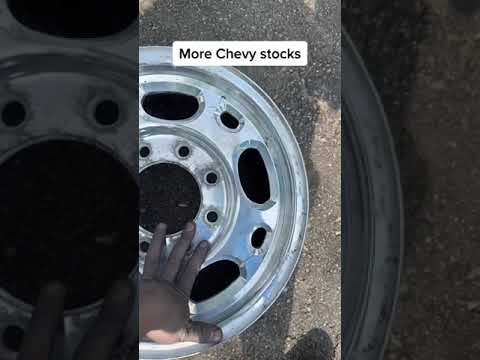 #aluminum Pyo chev wheels #aluminumpolishing #polishtok #connecticut #chevy #gmc