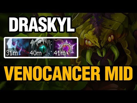 VENOCANCER MID - Draskyl Plays VENOMANCER CARRY - Dota 2