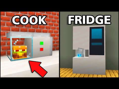 Minecraft: 5 Kitchen Redstone Builds!