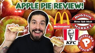 Fast Food Apple Pie Review | Popeyes vs KFC vs McDonald&#39;s Vs Boston Market