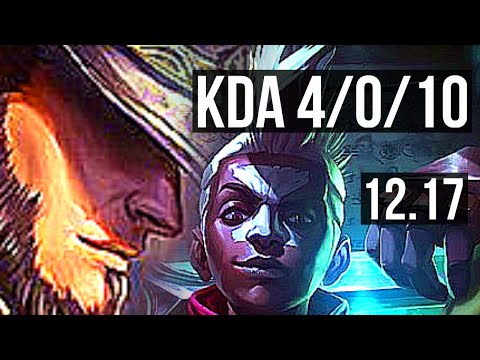 TWISTED FATE vs EKKO (MID) | 4/0/10, 400+ games | KR Master | 12.17