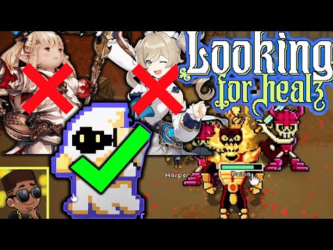 Roguelike MMO Healer Simulator LMAO | Looking for Heals FULL RELEASE GAMEPLAY
