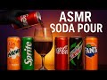 ASMR Soda Pour Coca Cola Sprite Fanta Mirinda Mountain Dew Relaxing Satisfying Sounds In 4K