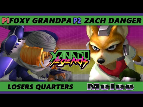 Xanadu Legends 3 Losers Quarters - Foxy Grandpa (Sheik) Vs. Zach Danger (Fox) Smash Melee - SSBM