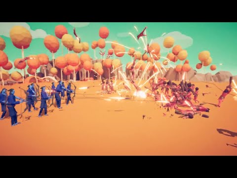 100x Clubbers VS 10x Ranged Units with DLCBUG | Totally Accurate Battle Simulator