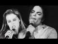 Michael Jackson Lisa Presley I Just Can T Stop Loving You Duet Version