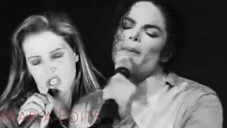 Michael Jackson , Lisa Presley - I Just can&#39;t stop loving you (Duet Version)