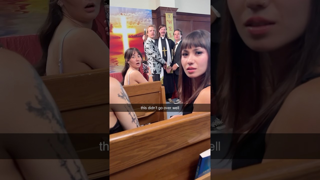 Shouldn’t have said that at a gay wedding 😬💀