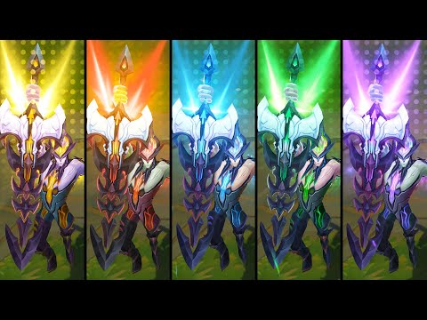 All Primordian Aatrox Chromas (League of Legends)