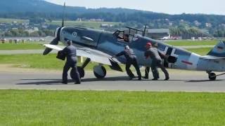 preview picture of video 'airpower 2011 zeltweg Me109 Me262'