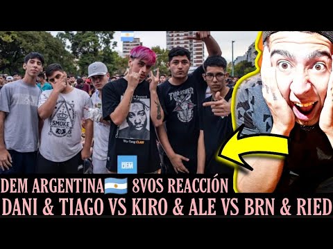 ¡DANI & TIAGO REGRESAN A LA PLAZA!🔥| DANI TIAGO VS KIRO ALE VS BRN RIED | DEM ARGENTINA DUPLAS 2022