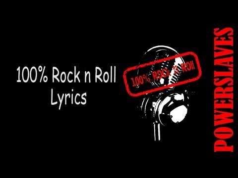 SOUNDTRACK SINETRON ANAK LANGIT : POWERSLAVES - 100% ROCK N ROLL (LYRICS)