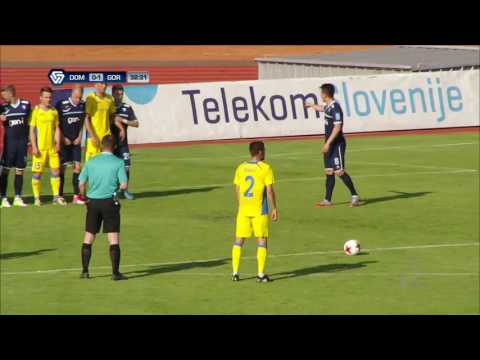 34. krog: Domžale - Gorica 1:1 ; Prva liga Telekom Slovenije 2016/17
