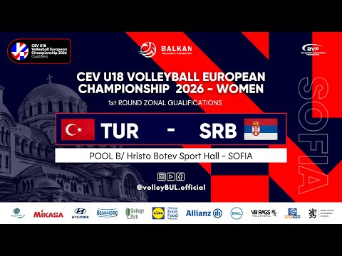 (🔴LIVE) TURKEY - SERBIA | CEV U18 EuroVolley Qualifiers WOMEN | 2026