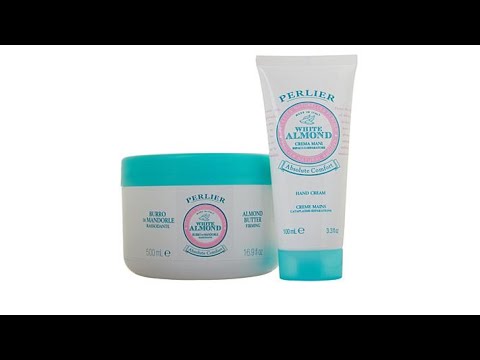 Perlier Weiße Mandel Handcreme und Körperbutter 2-teilig S...