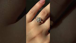 Золотое кольцо с бриллиантами. Артикул 750779  размер 16 - Фото 5