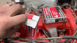 John's 1956 Ford Thunderbird - Replacing the ignition coil; points, cap, rotor, spark plugs!