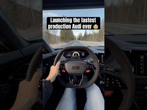 Thumbnail for Launching the fastest production Audi ever | 2.4 seconds nausea by Audi