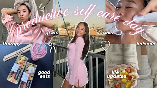 productive self care day vlog ♡