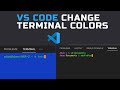 How To Change VS Code Terminal Color
