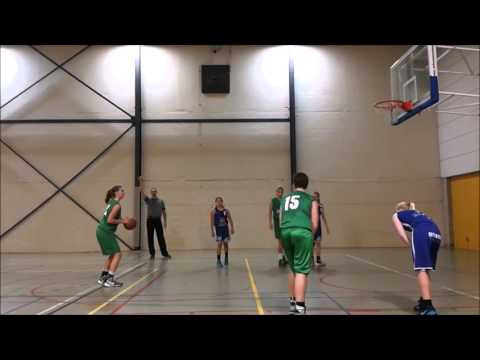 BBC Olympia landelijke M U14 tegen Ieper oktober 2015