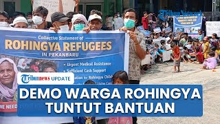 Bantuan Kian Berkurang, Warga Rohingya Geruduk Kantor IOM, Tuntut Bantuan Pemenuhan Kebutuhan