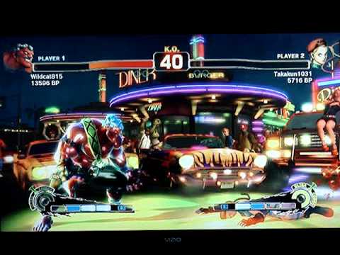 SSF4: Wildcat815 (Hakan) vs Takakun1031 (Cammy) - Japanese XBL ranked