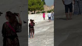 ?The Wonder Of Pamukkale Turkey White Nice -Summer Holiday? #pamukkale #cleopatra
