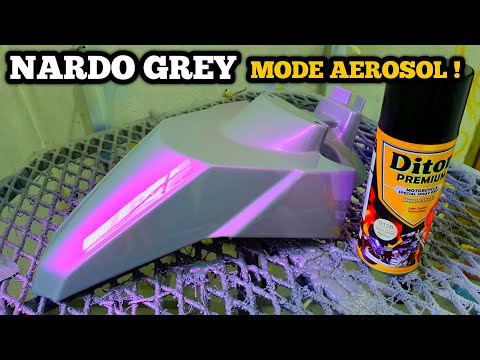 CAKEP LAH WARNANYA !! Tren warna masa kini , Versi murah pakai cat aerosol diton premium Grey Violed
