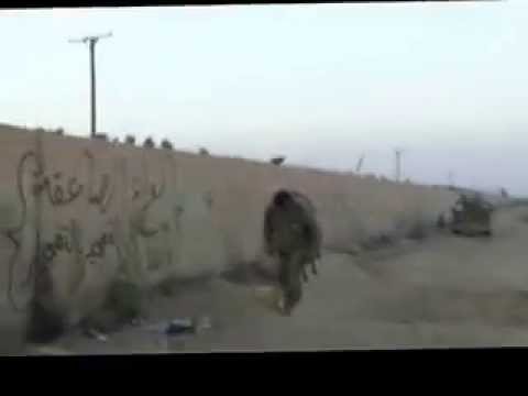 استهداف كتيبة الصواريخ في مطار دير الزور العسكري بصاروخ محلي الصنع من قبل كتيبة الحمزة