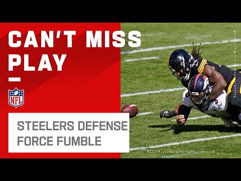 Steelers D Rallies for BIG Forced Fumble