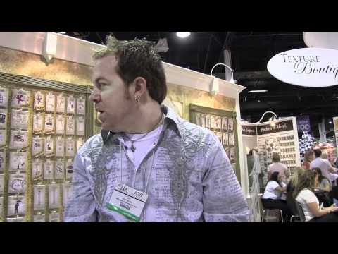 Scrap Time - CHA Summer 2011 - Tim Holtz at Sizzix Pt. 3 - Kraft-Core Paper and Texture Fades