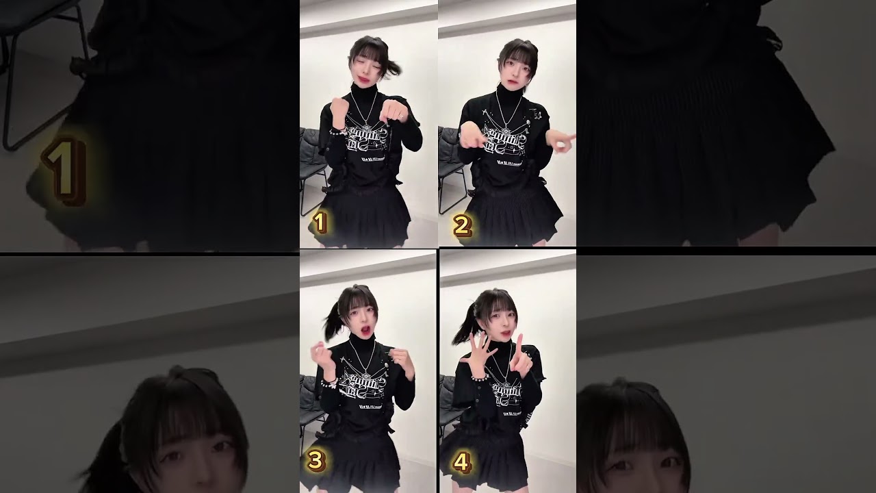 【クイズ動画】次の１〜４の中で音源と同じ速度で踊ってる動画はどれだ？コメント欄で予想してね。 #推し活 #澤村光彩 #可愛い #クイズ #おすすめ @sawamura_kirari