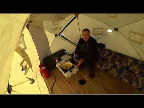 ОДИН В ПАЛАТКЕ ДВЕ НОЧИ НА ЛЬДУ! зимняя рыбалка с ночёвкой 2020