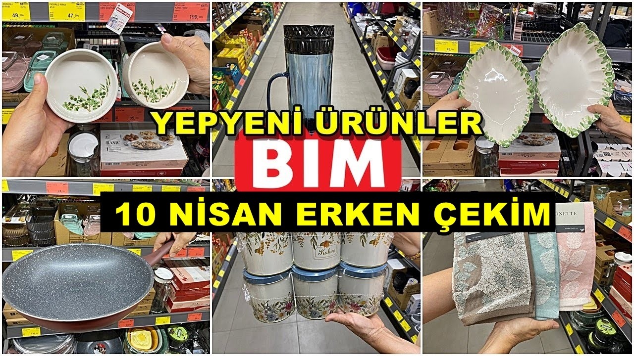 BİME GELDİ HEMEN ALDIK💃BİM 10 NİSAN 2026 CUMA💃/GERÇEK İLK VE TEK ERKEN ÇEKİM❗️/YEPYENİ ÜRÜNLER/